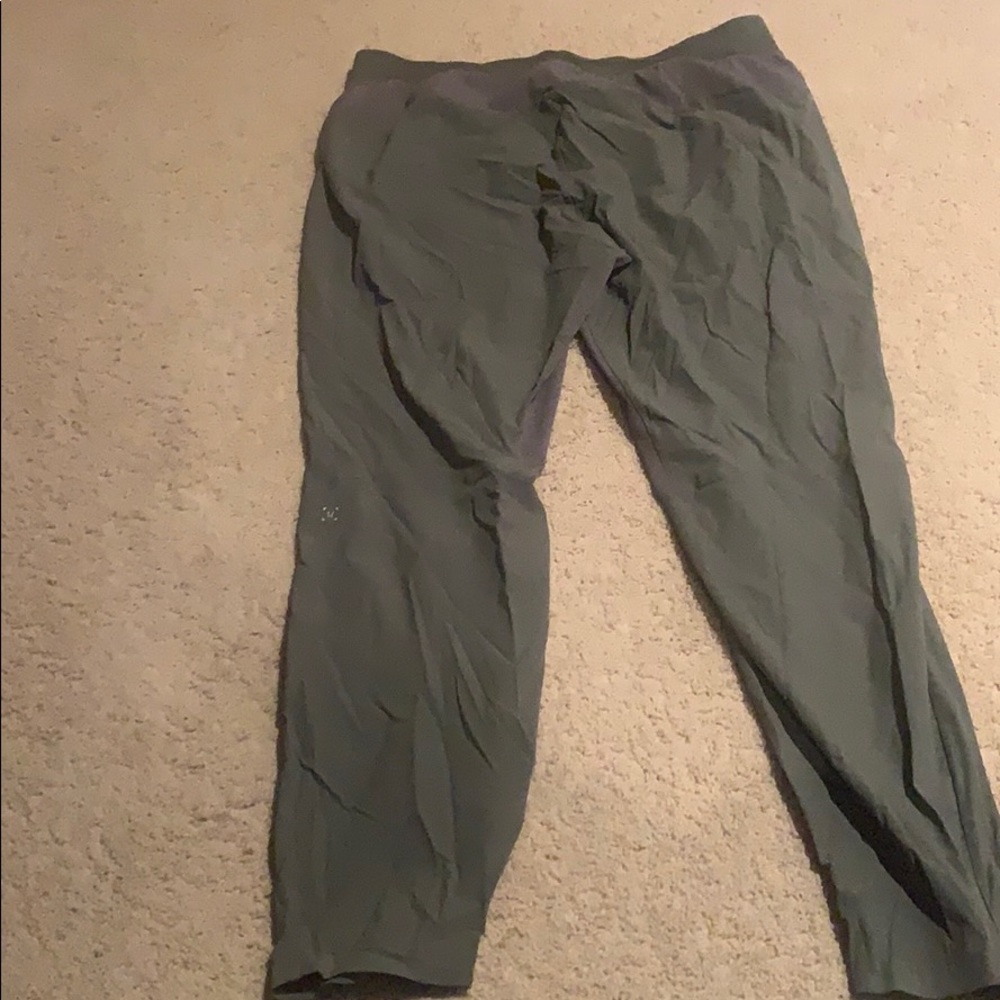 Green lululemon joggers